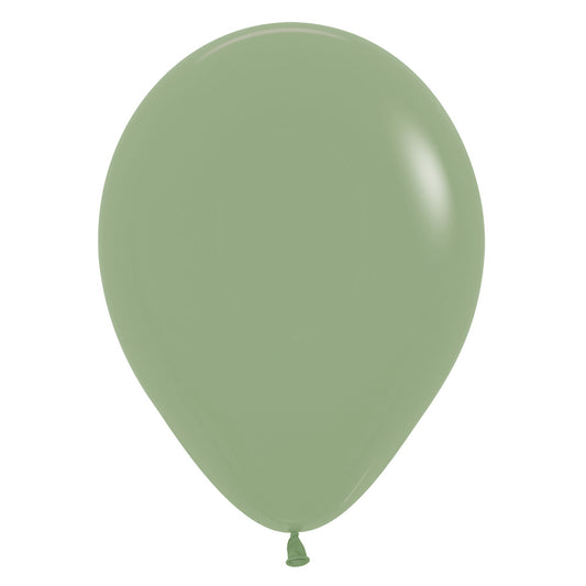 Eucalyptus Green Solid 12.5cm Latex Balloons Pack of 10