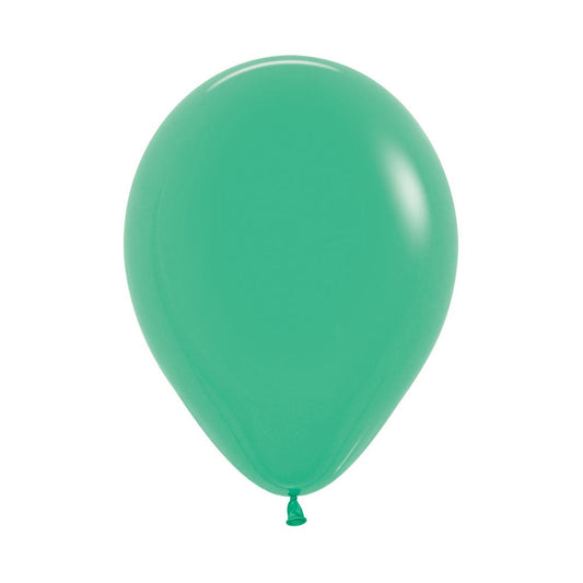 Green Solid 12.5cm Latex Balloons Pack of 100