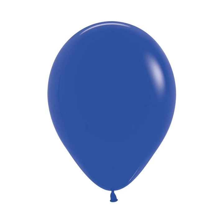 Royal Blue Solid 45cm Latex Balloons Pack of 6