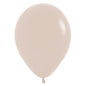 White Sand Solid Latex Balloons Pack of 10