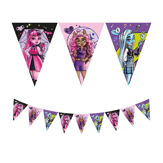 Monster High Paper Flag Banners