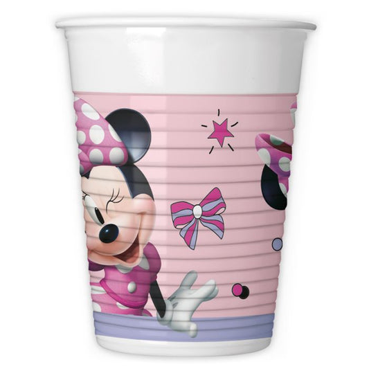 Minnie Mouse Plastic Cups Pack of 8