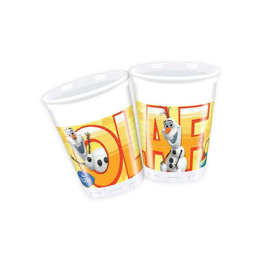 Olaf Summer Plastic Cups Pack of 8