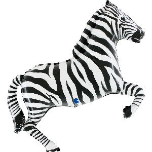 Zebra Foil Balloon