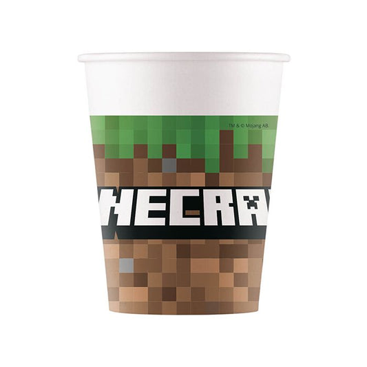 Minecraft Paper Cups Pack of 8