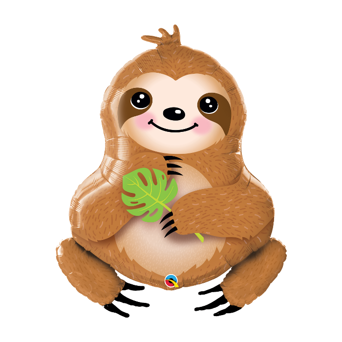 Sweet Sloth Supershape Foil Balloon