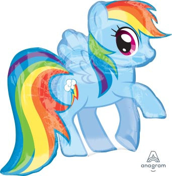 My Little Pony Rainbow Dash Supershape Foil Balloon