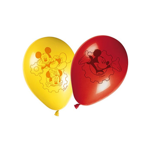 Mickey Mouse Latex Balloons Pack of 8