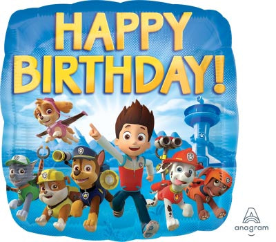 Paw Patrol Team 45cm Foil Balloon