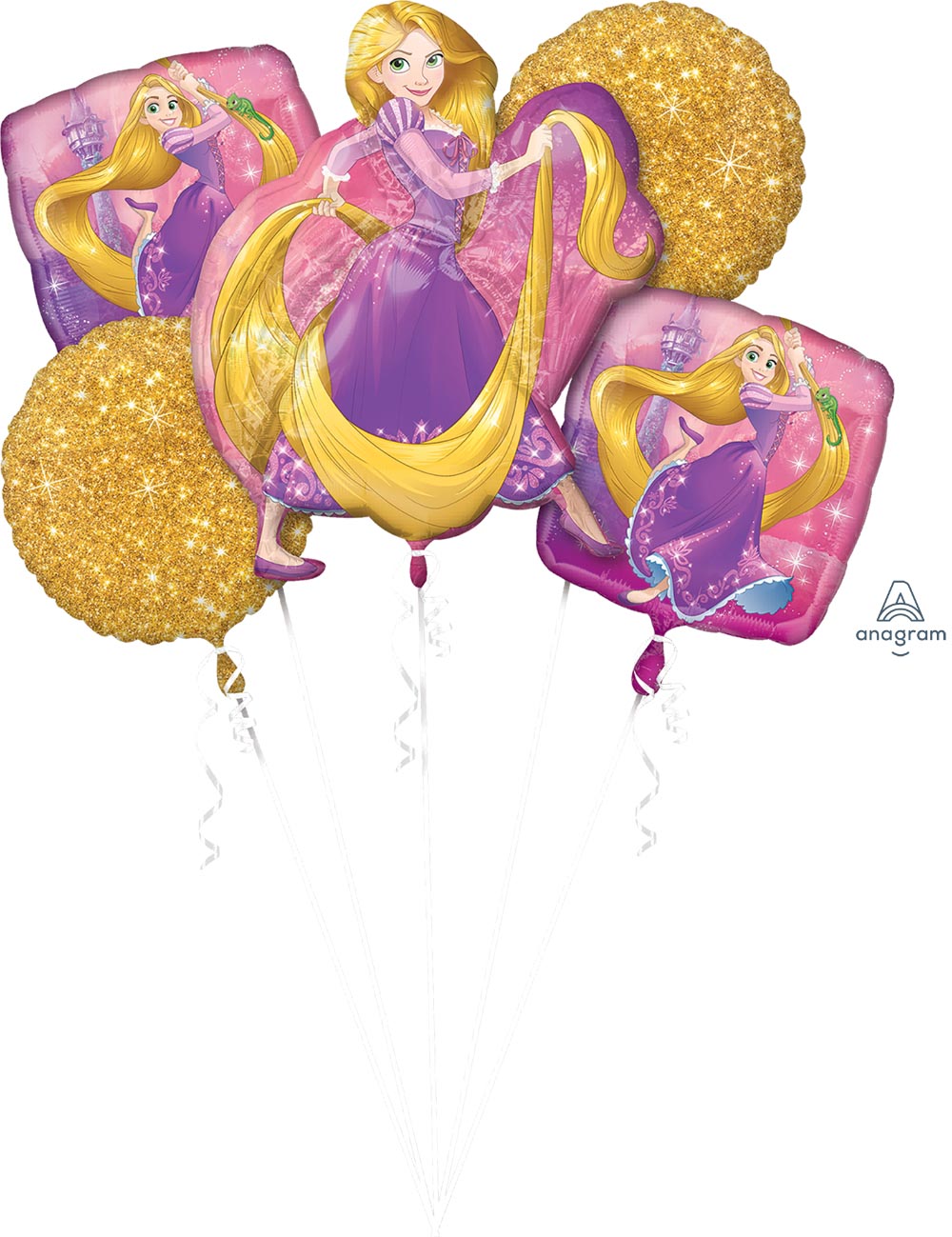 Rapunzel Foil Balloon Set