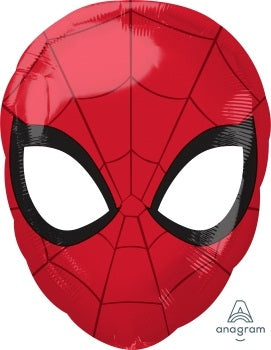 Spiderman Face Animated 45cm Foil Balloon