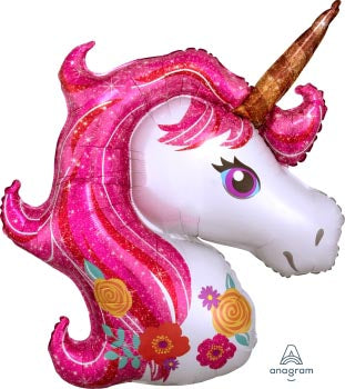 Magical Unicorn Super Shape Foil Balloon