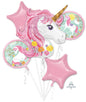 Magical Unicorn Foil Balloon Set