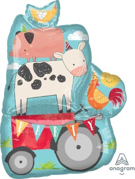 Barnyard Farm Supershape Foil Balloon