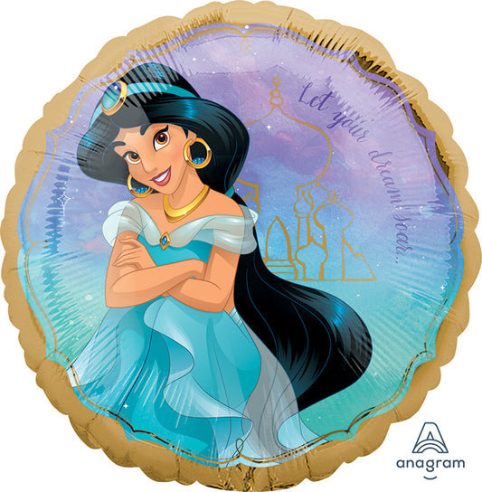 Jasmine Once Upon A Time 45cm Foil Balloon