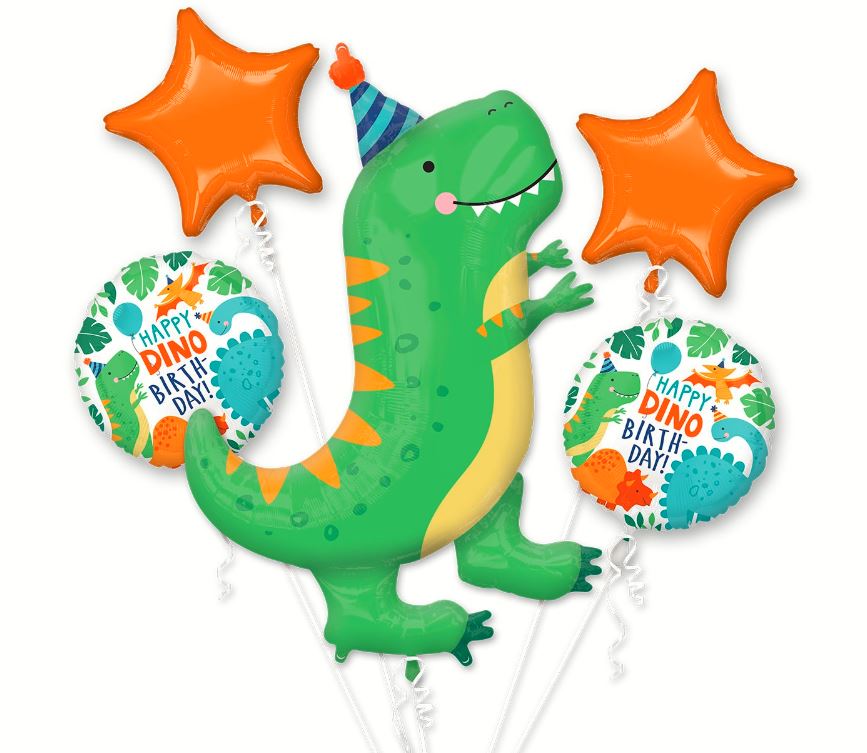 Dinomite Party Foil Balloon Set