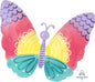 Pastel Butterfly 45cm Foil Balloon