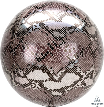 Snake Skin Orb Foil Balloon