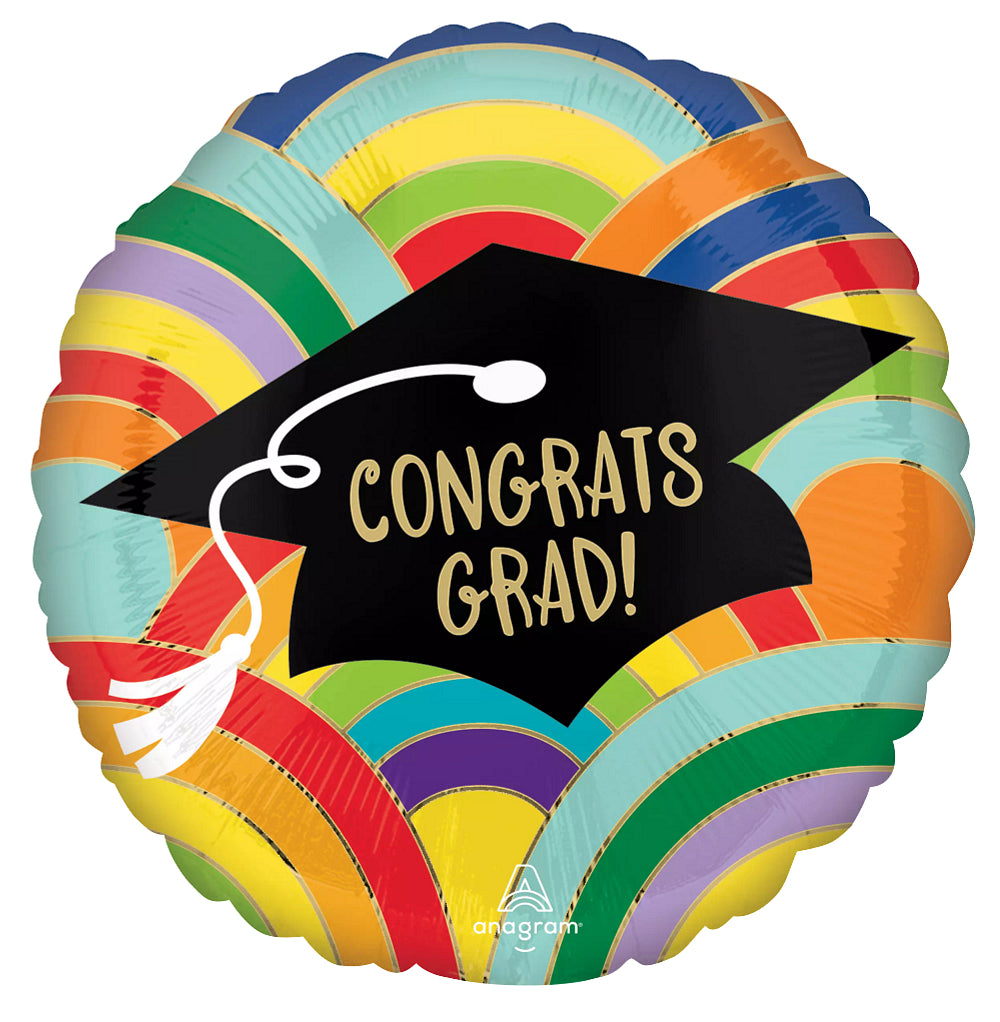 Congrats Grad 45cm Foil Balloon