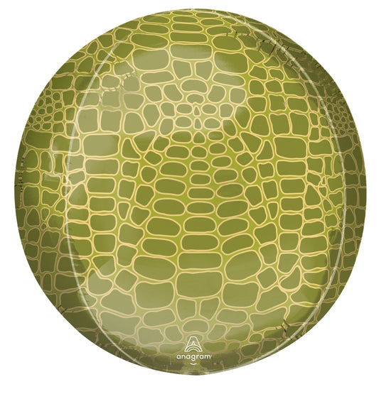 Alligator Print Orb Foil Balloon