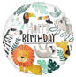 Get Wild Birthday 45cm Foil Balloon