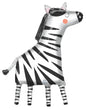 Get Wild Zebra Supershape Foil Balloon