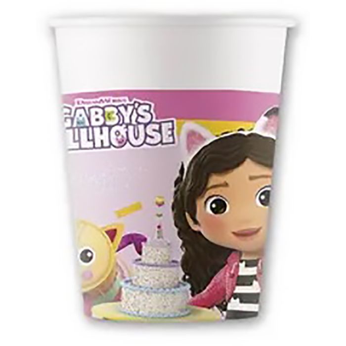 Gabbys Dollhouse Paper Cups Pack of 8