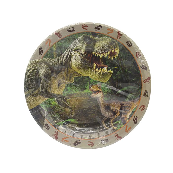 Dinosaur Adventure Paper Plates Pack of 8