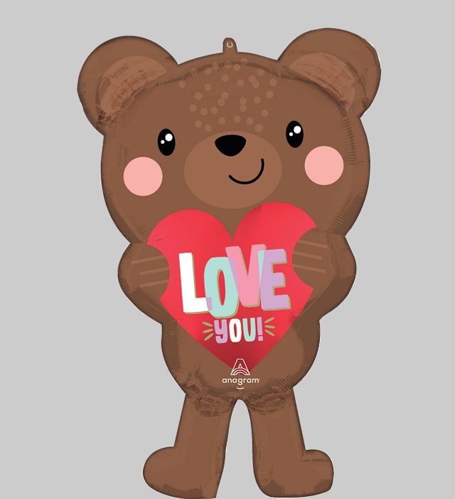 Love Bear Supershape Foil Balloon