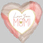 Love You Mom 45cm Foil Balloon