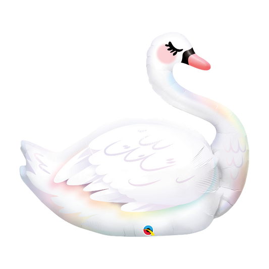 Swan Supershape Foil Balloon