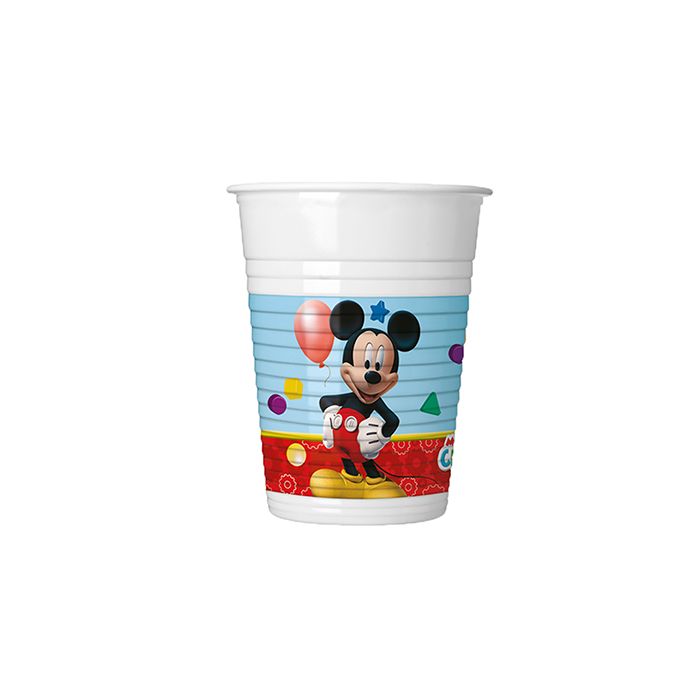 Mickey Mouse Plastic Cups Pack of 8