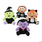 Classic Halloween Stuffed Characters with Silly Costume Pack of 4