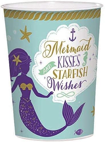 Mermaid Wishes Plastic Favor Cup