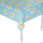 Brunch Party Fried Egg Plastic Tablecloth