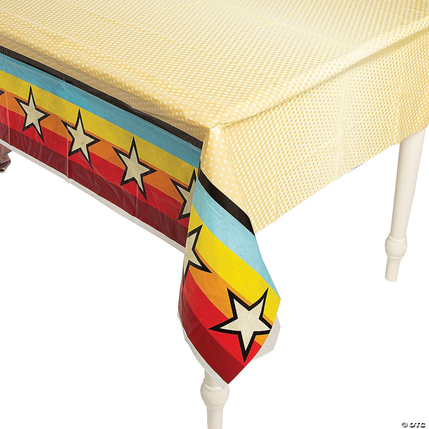 Comic Superhero Plastic Tablecloth