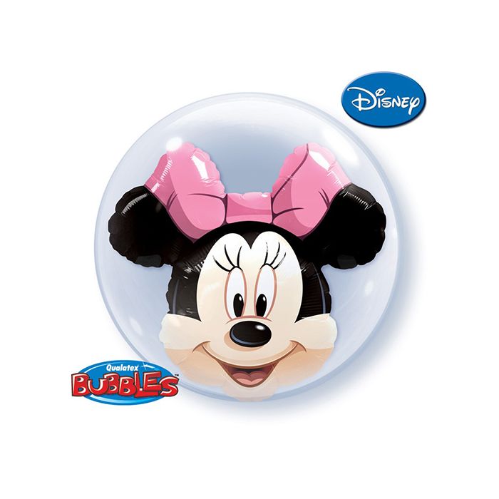 Minnie Mouse Head Bobo Bubble Balloon