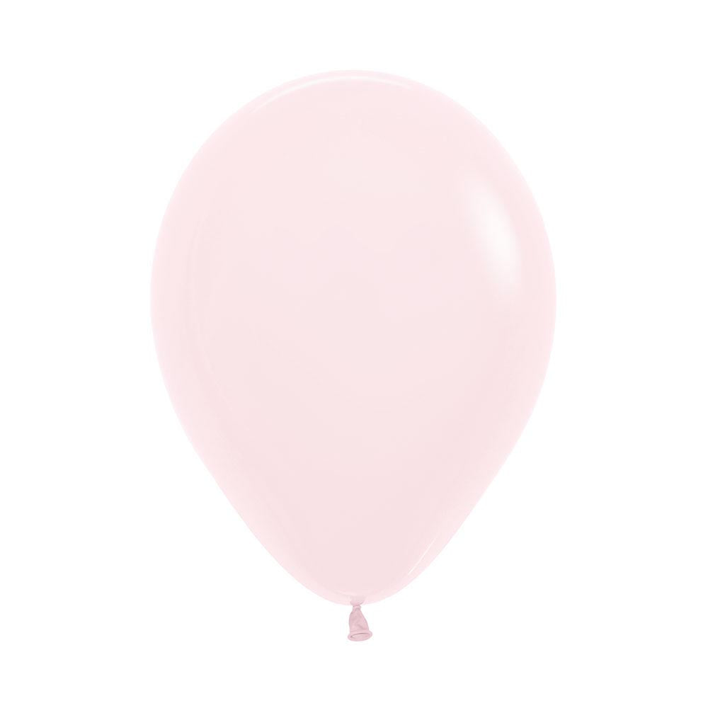 Pastel Matte Pink 12.5cm Latex Balloons Pack of 10