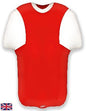 Soccer Shirt Red & White Foil Balloon