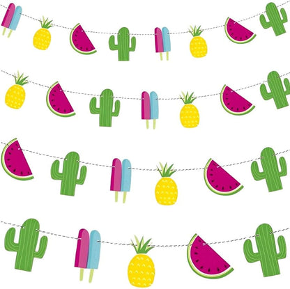 Sweet & Succulent Fruity Paper Banner