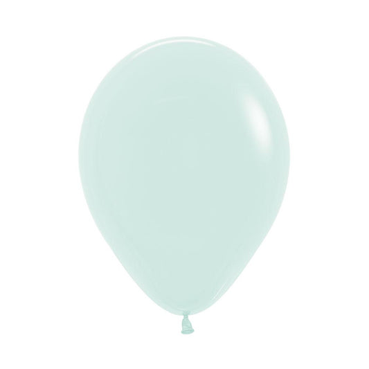 Pastel Matte Green 12.5cm Latex Balloons Pack of 100