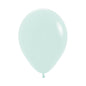 Pastel Matte Green 12.5cm Latex Balloons Pack of 100