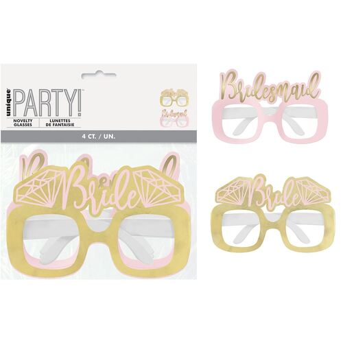 Bride To Be Foil Party Glasses Pack of 4