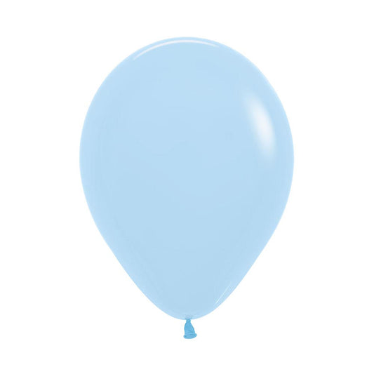 Pastel Blue 45cm Latex Balloons Pack of 6