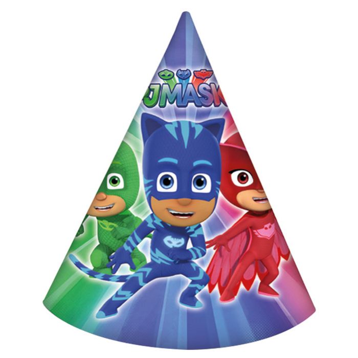 PJ Masks Paper Party Hats Pack of 6