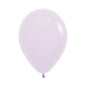 Pastel Matte Lilac 12.5cm Latex Balloons Pack of 100