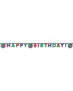 PJ Masks Paper Happy Birthday Banner