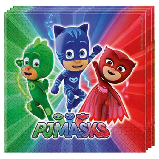 PJ Masks Paper Napkins Pack of 20