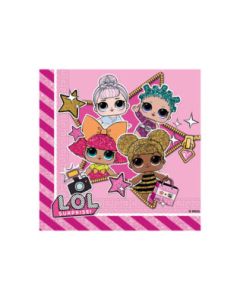 LOL Dolls Paper Napkins Pack of 20