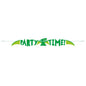 Blue & Green Dinosaur "Party Time" Paper Banner